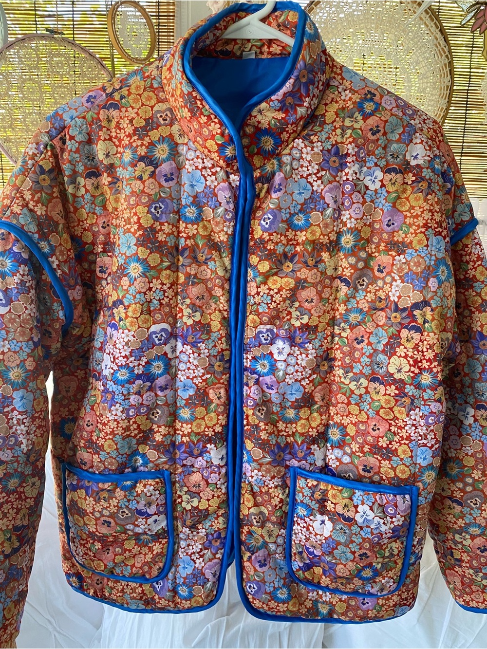 Floral Quilted Puffer Jacket - Picture 3 of 7